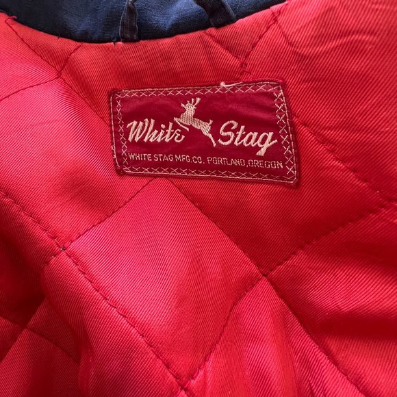 1950’s White Stag - Navy Blue Canvas Jacket - Size Medium - Picture 7 of 9